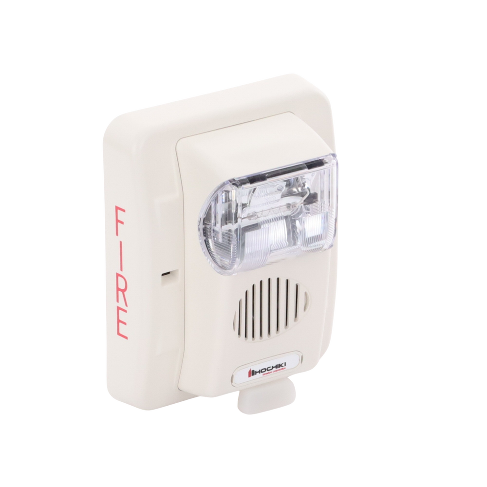 Sirena Estrobo 12/24 Vcd Multi Candela Montaje En Pared Color Blanco Serie HE 0500-06030 HEC3-24WW - SILYMX