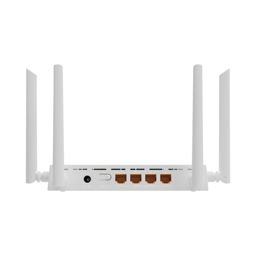 Router Inalámbrico V-SOL WiFi 6  4 puertos LAN Gigabit Soporta Mesh  Diseño Compacto HG5013-4G - SILYMX