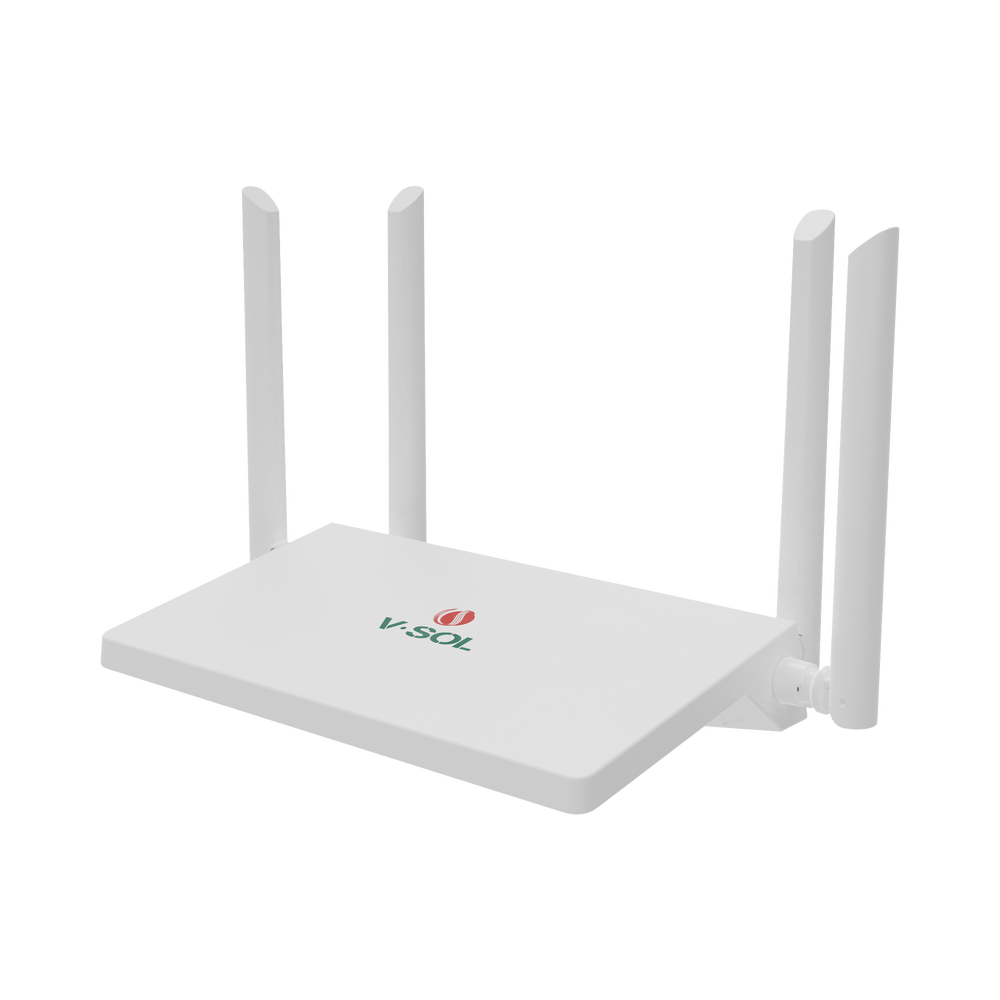 Router Inalámbrico V-SOL WiFi 6  4 puertos LAN Gigabit Soporta Mesh  Diseño Compacto HG5013-4G - SILYMX
