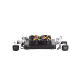 KIT TURBOHD 5 Megapixel DVR 4 Canales 4 Cámaras Bala con Micrófono Integrado (exterior 2.8 mm) Fuente de Poder Accesorios de Instalación - SILYMX