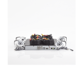 KIT TURBOHD 5 Megapixel DVR 4 Canales 4 Cámaras Bala con Micrófono Integrado (exterior 2.8 mm) Fuente de Poder Accesorios de Instalación - SILYMX