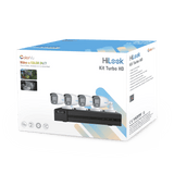 Kit CCTV TurboHD 1080p DVR 4 Canales 4 Cámaras Bala ColorVu con Micrófono Integrado Fuente de Poder Accesorios de Instalación HL-1080-CV/A - SILYMX