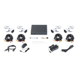 KIT de 4 Cámaras TurboHD 1080p / DVR 8 canales con H.265+ / 4 Cámaras Bala Metálicas / Fuente de Poder / Accesorios de Instalación HL28LQKITS-M(B) - SILYMX