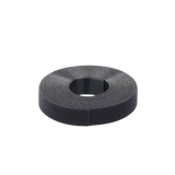 Rollo de Cinta de Contacto de 15 Pies (4.5m) de Largo 19.1 mm de Ancho Color Negro HLS-15R0 - SILYMX