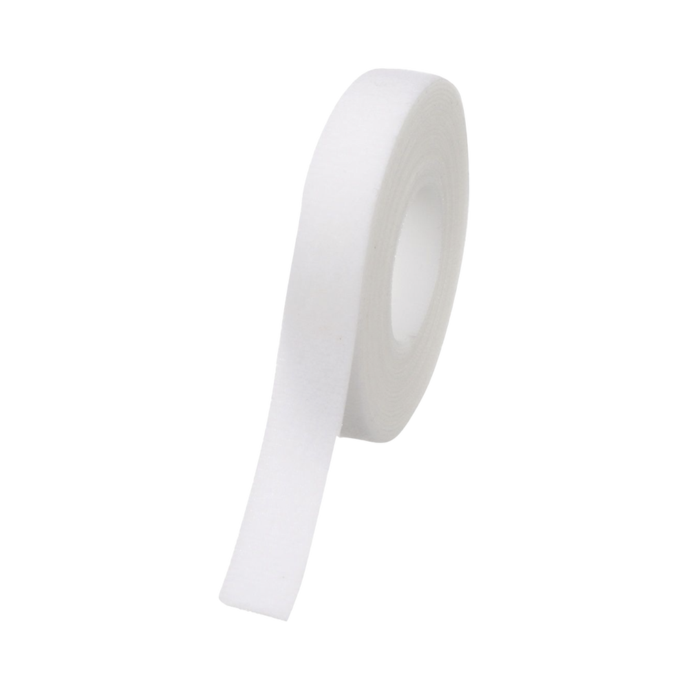 Rollo de Cinta de Contacto de 15 Pies 4.5m de Largo 19.1 mm de Ancho Color Blanco HLS-15R10 - SILYMX