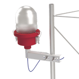Herraje para Lámpara de Obstrucción LED Modelo EI-LBIB/OL1-VLED2- IR/ OL2-VLED2-IR HLU2R2 - SILYMX
