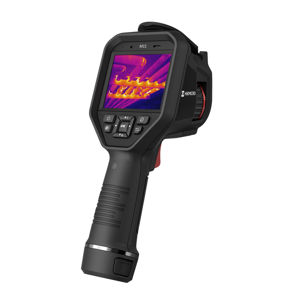 M11 Cámara Termográfica Portátil Dual Lente Térmico 6.2 mm 160 x 120 Lente Óptico 8 Megapixel Pantalla Táctil 3.5" WiFi IP54 Ranura MicroSD hasta 128Gb Hasta 5 Horas de Funcionamiento Cont HM-TP21S-7QF/W-M11 - SILYMX