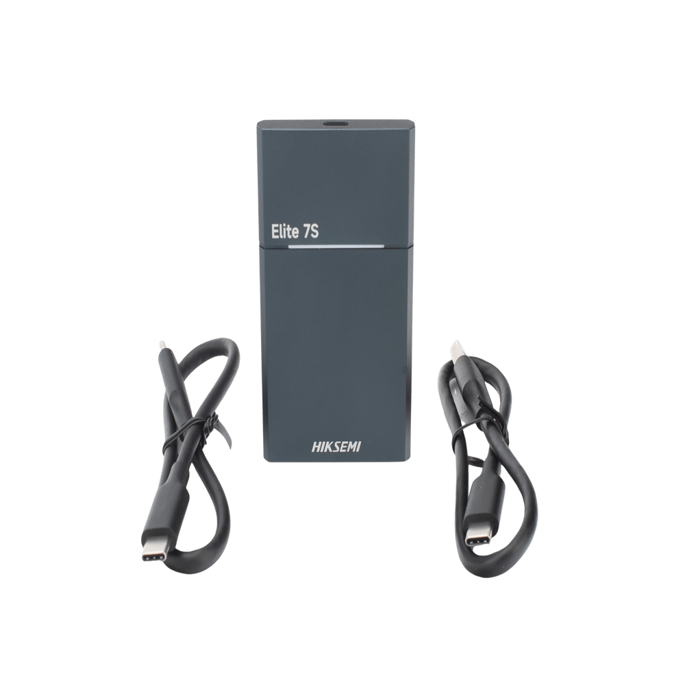 Unidad de Estado Solido SSD Portátil 1TB USB 3.2 Gen2x2 Tipo C PCle NVMe Ideal para Almacenamiento de Datos Videos Fotografías etc HS-ESSD-ELITE7S/1T - SILYMX