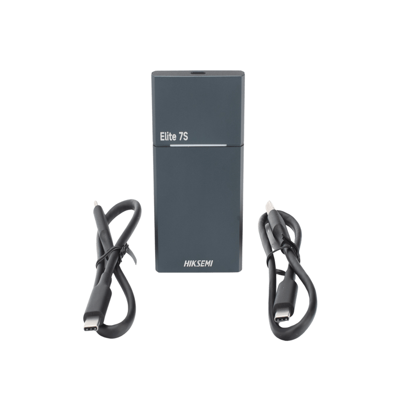 Unidad de Estado Solido SSD Portátil 1TB USB 3.2 Gen2x2 Tipo C PCle NVMe Ideal para Almacenamiento de Datos Videos Fotografías etc HS-ESSD-ELITE7S/1T - SILYMX