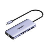 Hub Adaptador Usb - C 11 En 1 1 Salida Hdmi 4k 2 Salida Usb HS-HUB-DS11 - SILYMX
