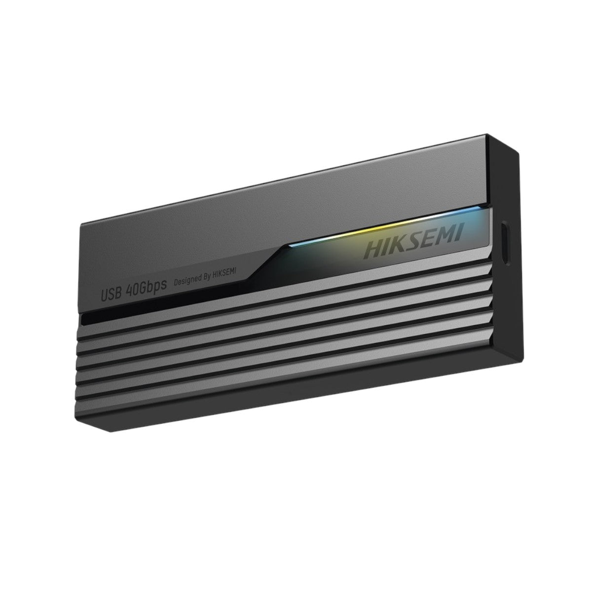 Carcasa Para Ssd M2 Enclosure Conector Usb-c Rgb Hasta 40 Gb HS-HUB-MDS4 - SILYMX