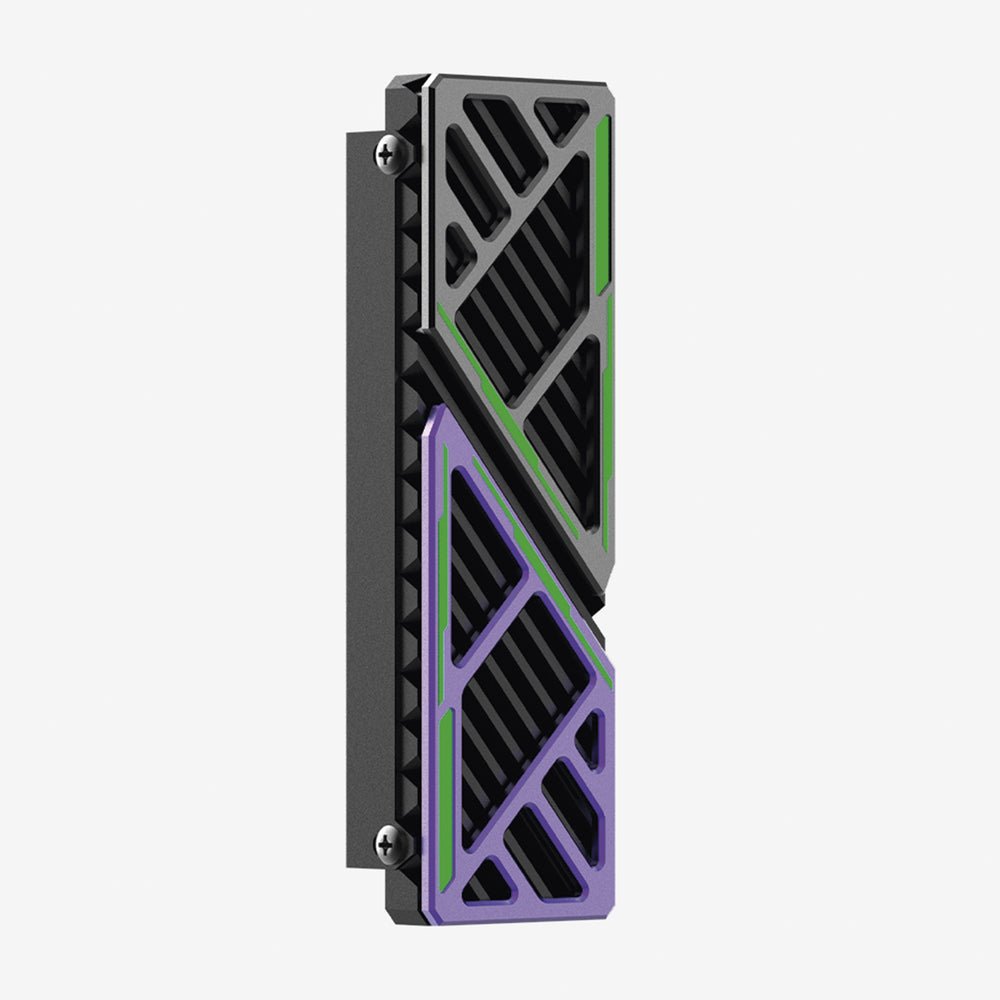 Disipador de Calor para SSD M.2 Aleación de Aluminio Fácil de Instalar Compatible con Computadoras de Escritorio y PS5 HS-RADIATOR-MH1 - SILYMX