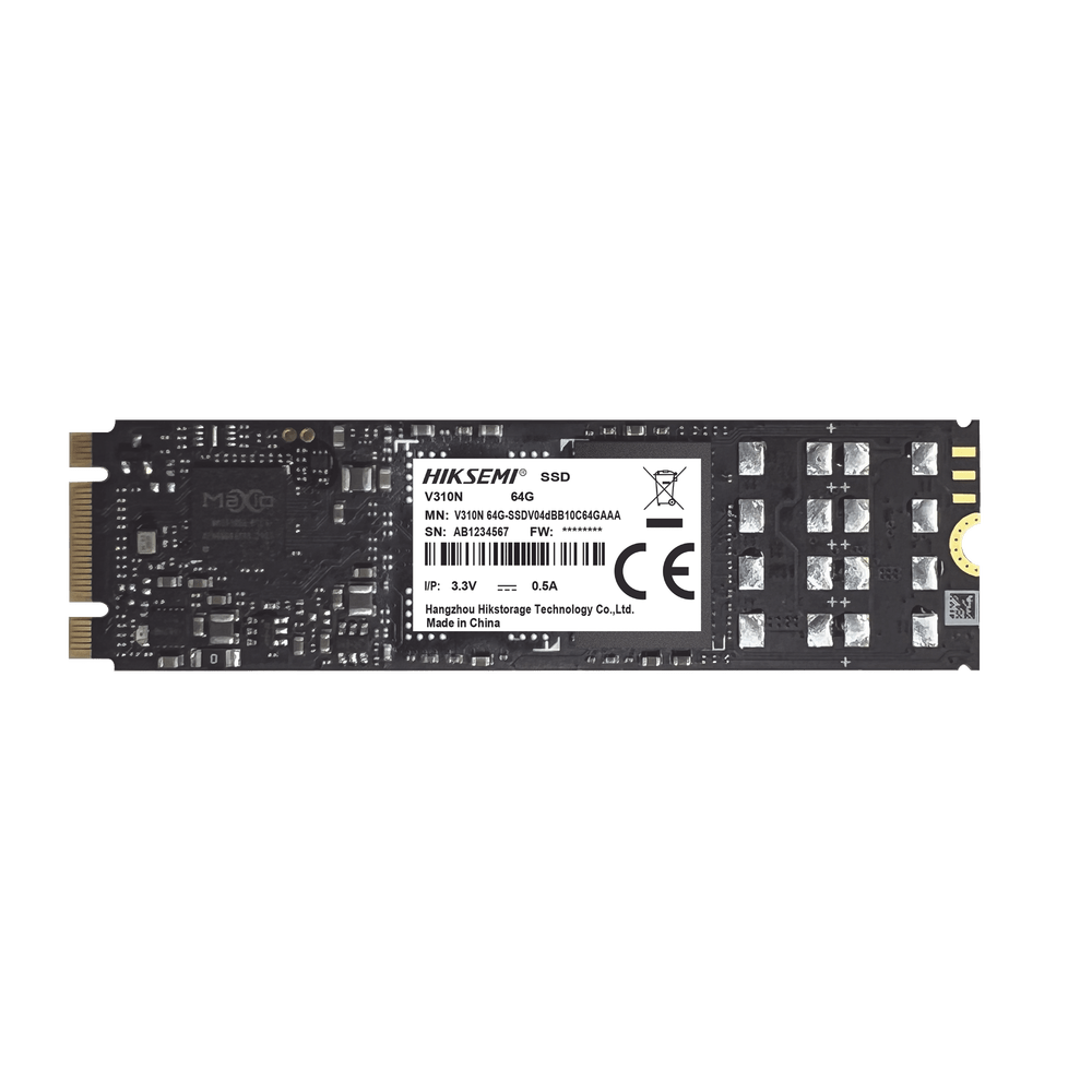 SSD M.2 para Videovigilancia Móvil 512 GB Alto Performance Uso 24/7 Resistente en Alta Temperaturas HS-SSD-V310N/512G - SILYMX