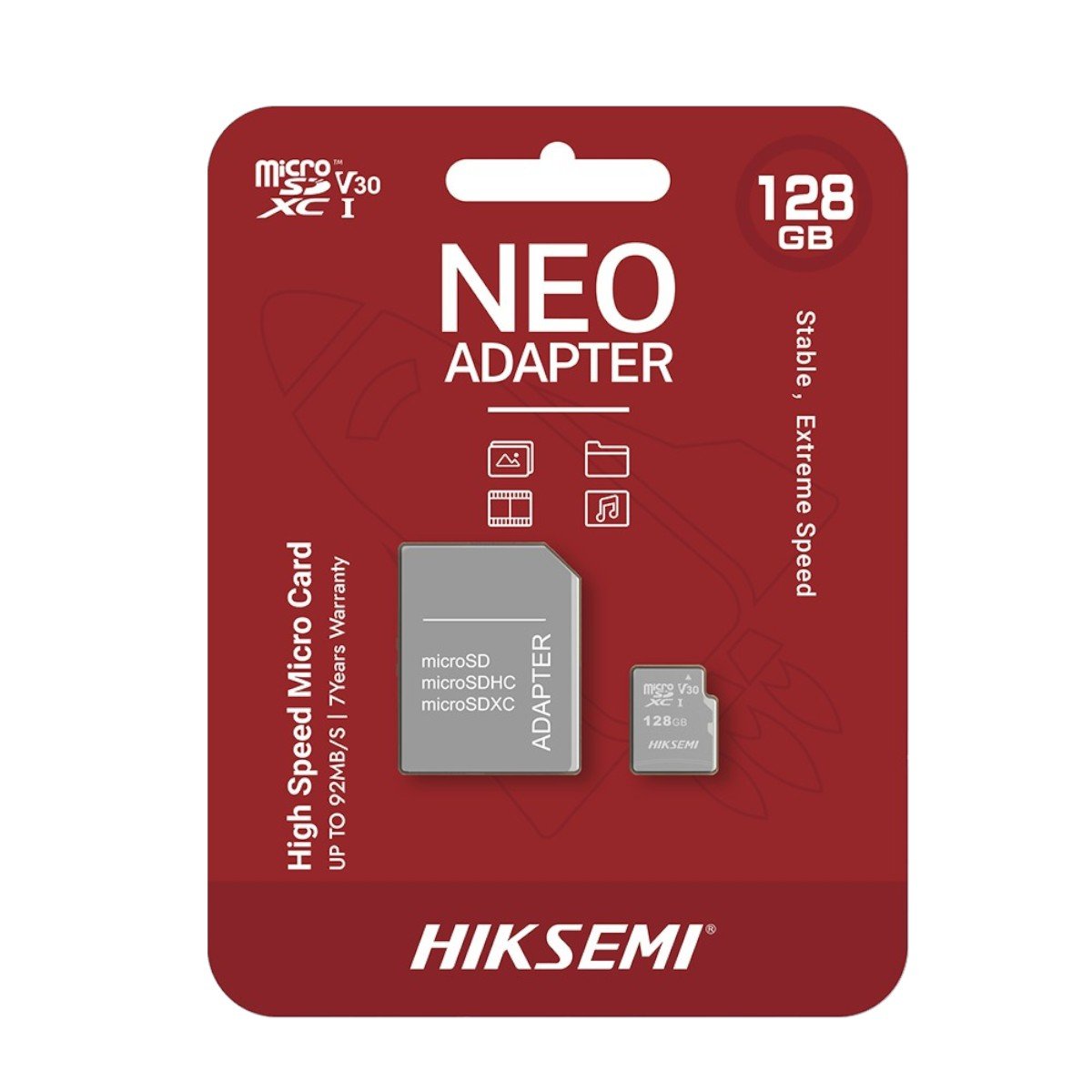 Memoria Microsd Con Adaptador Ideal Para Celular O Tablet HS-TF-C1/128G/NEO/A - SILYMX