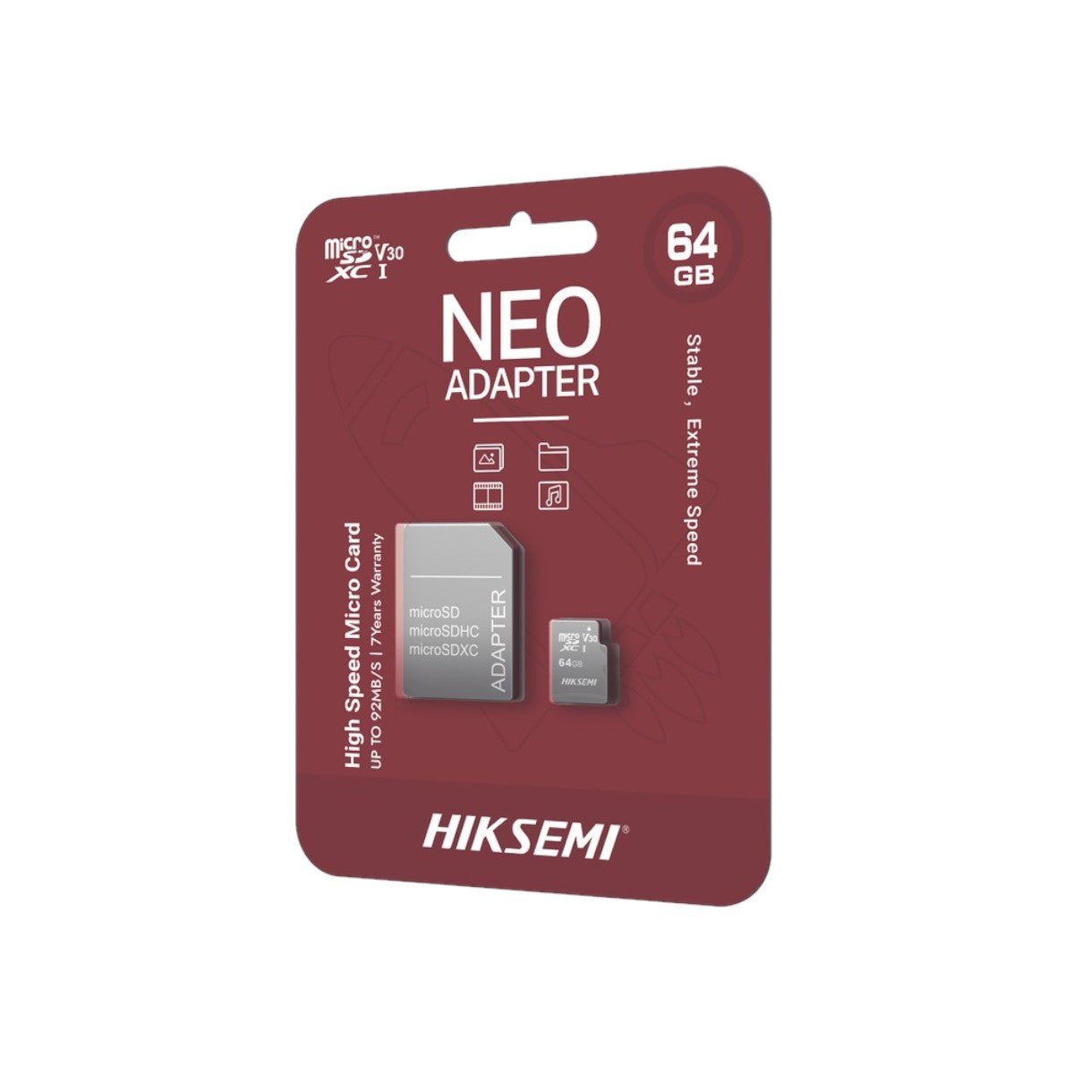 Memoria Microsd Con Adaptador Ideal Para Celular O Tablet HS-TF-C1/64G/NEO/A - SILYMX