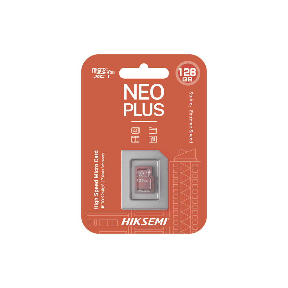 Memoria Microsd Clase 10 De 128 Gb Especializada Para Video HS-TF-E1/128G - SILYMX