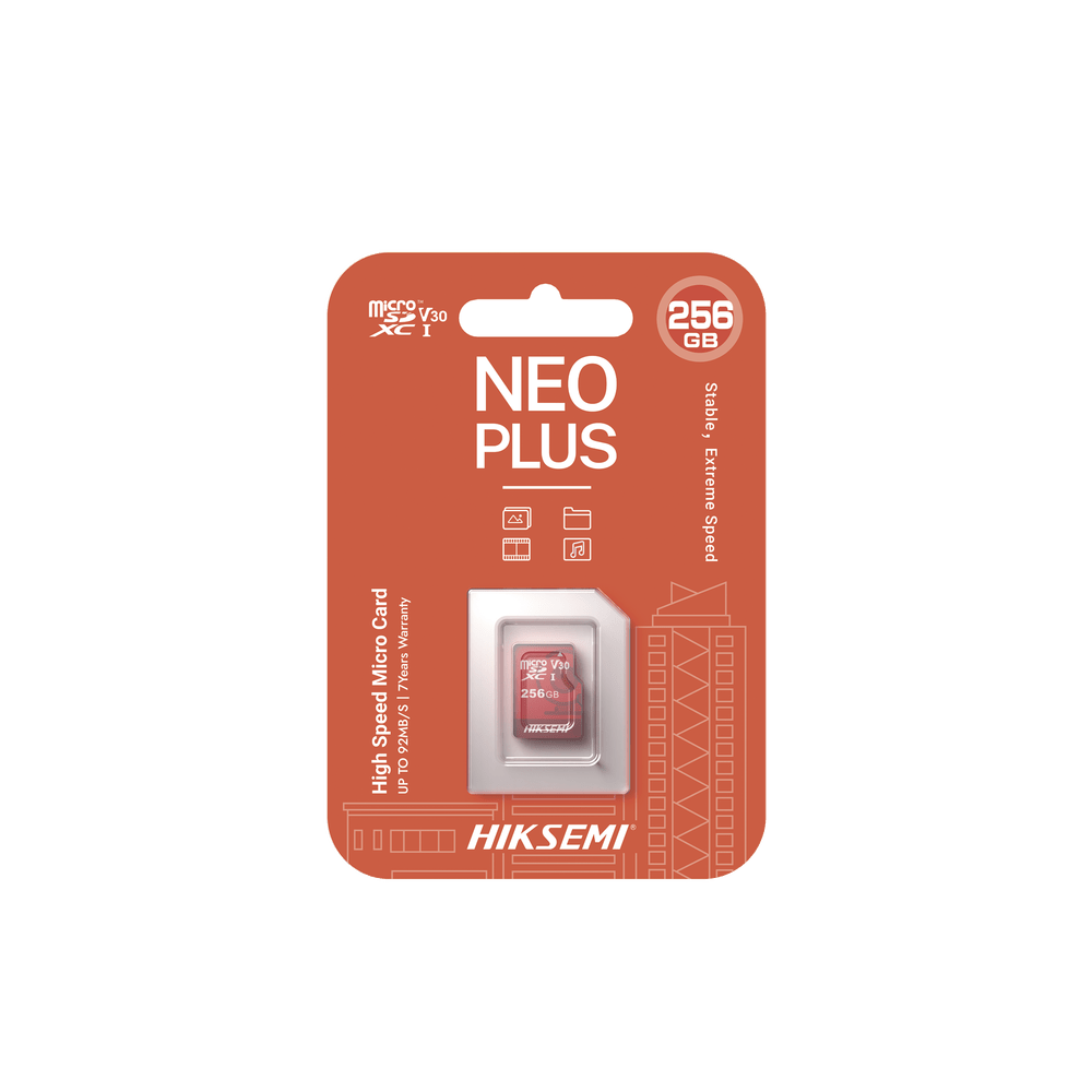 Memoria Microsd Hiksemi 256gb 24/7 95mb/s Lect Hs-tf-e1/256g HS-TF-E1/256G - SILYMX