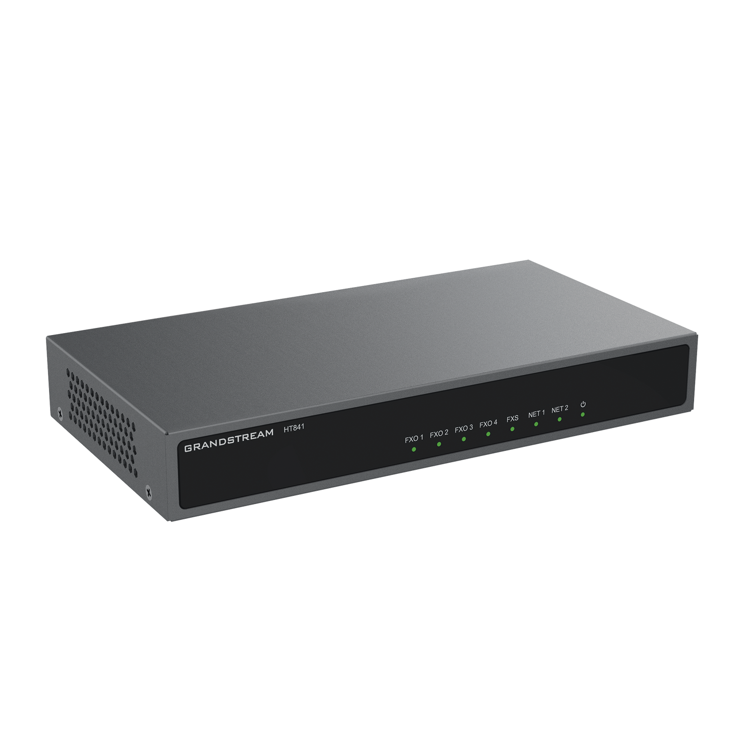 Gateway Analógico 4 FXO Conectar Lineas Analógicas Puertos FXO y FXS 3 Perfiles SIP NAT PoE TR069 Fax T.38 3 Vías Conferencia AES Failover SIP HT-841 - SILYMX