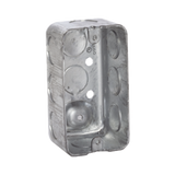Caja (Chalupa) 4x2"/ Profundidad 1-7/8"/ 10 Entradas de 1/2"/ Troquelada. 