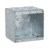 Caja Eléctrica RACO HUB-696 – 2 Gangs, 3.5” de Profundidad, 16 Entradas, Acero Galvanizado