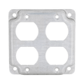 Cubierta de 4" para 2 Contactos Dúplex RACO HUB-907C