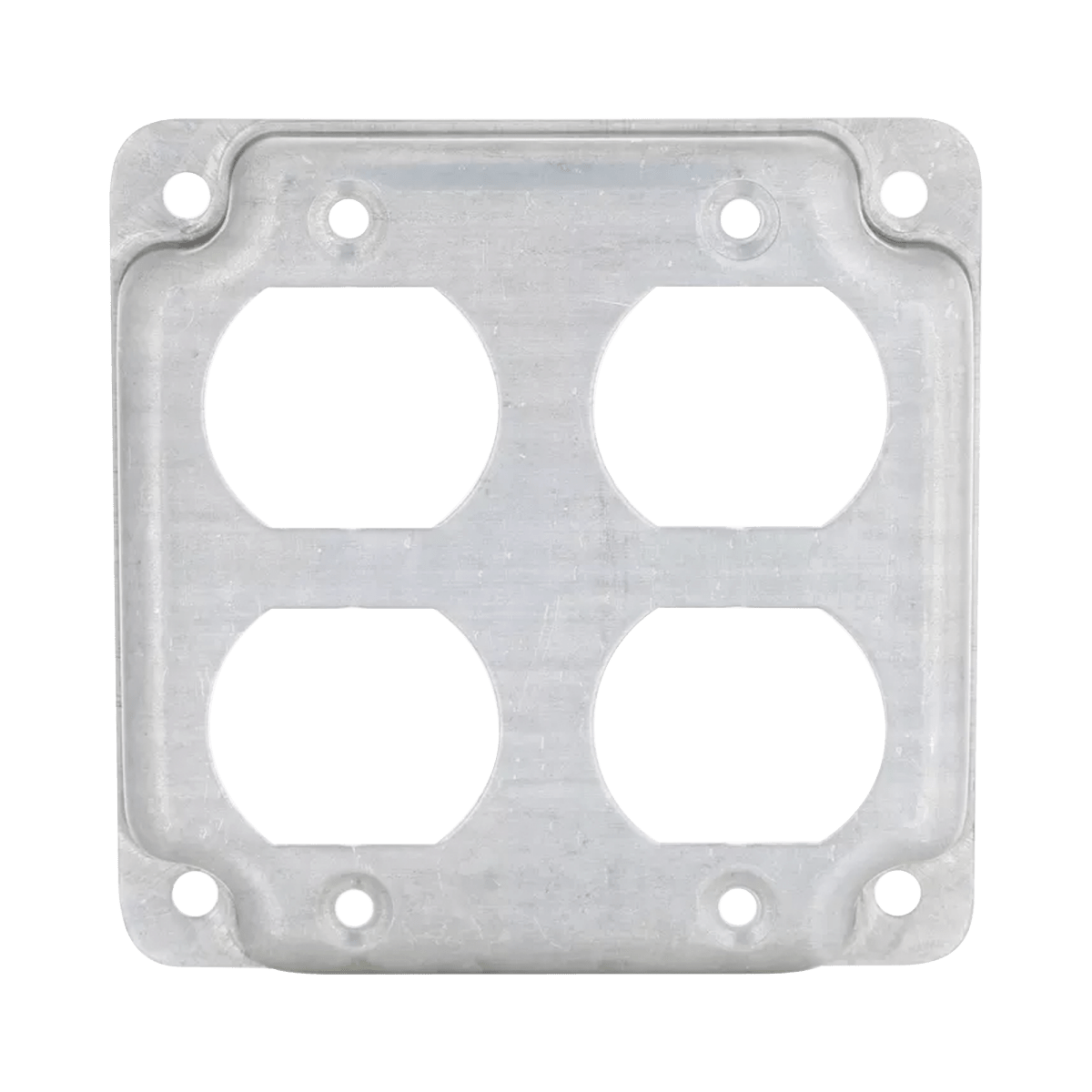 RACOHUB-907CCubierta de 4" para 2 Contactos Dúplex RACO HUB - 907C - SILYMX
