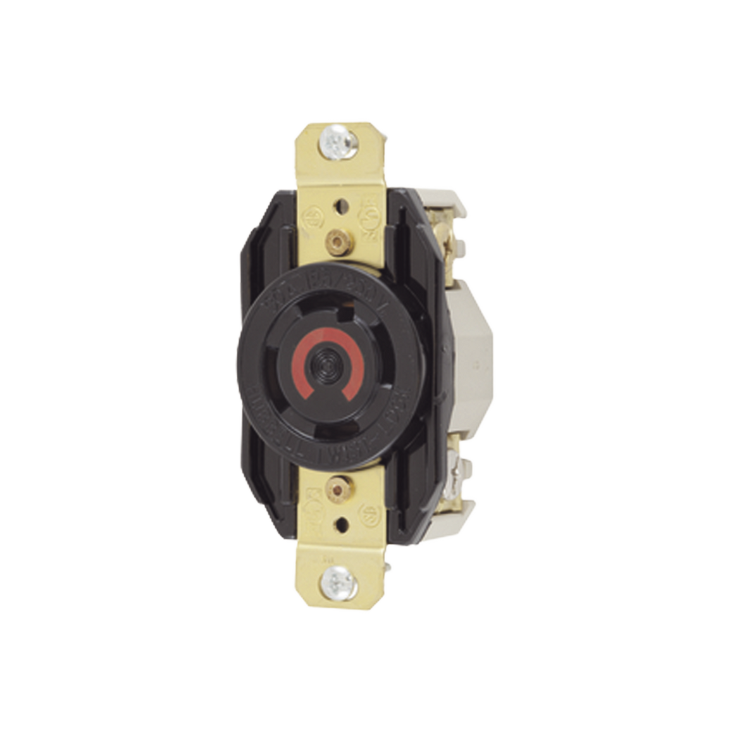 Receptáculo con Bloqueo de Media Vuelta Industrial 30 a 125/250 V CA 3 Polos 4 Hilos Nema L14-30R HUBBELL HUB-HBL-2710 - SILYMX