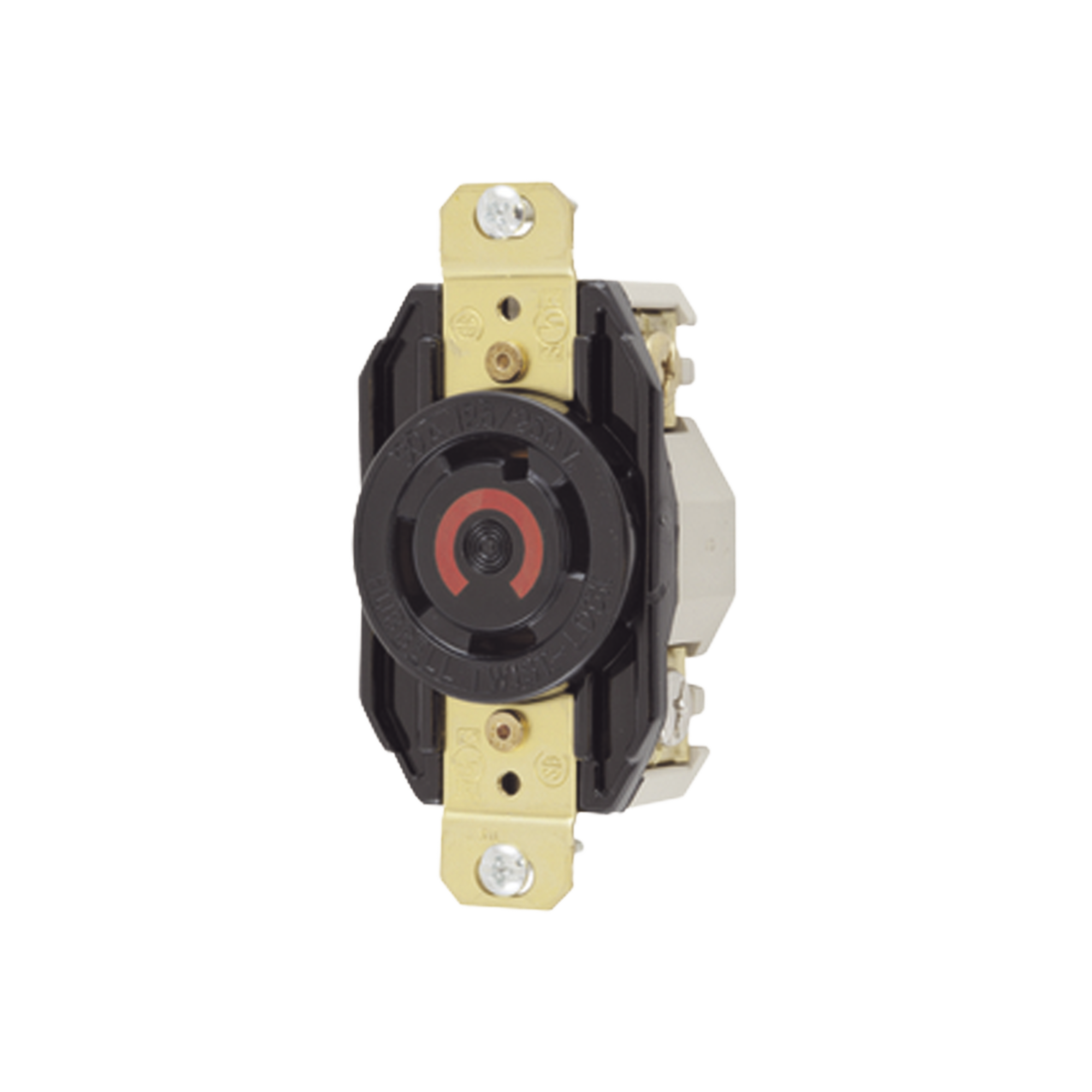 Receptáculo con Bloqueo de Media Vuelta Industrial 30 a 125/250 V CA 3 Polos 4 Hilos Nema L14-30R HUBBELL HUB-HBL-2710 - SILYMX