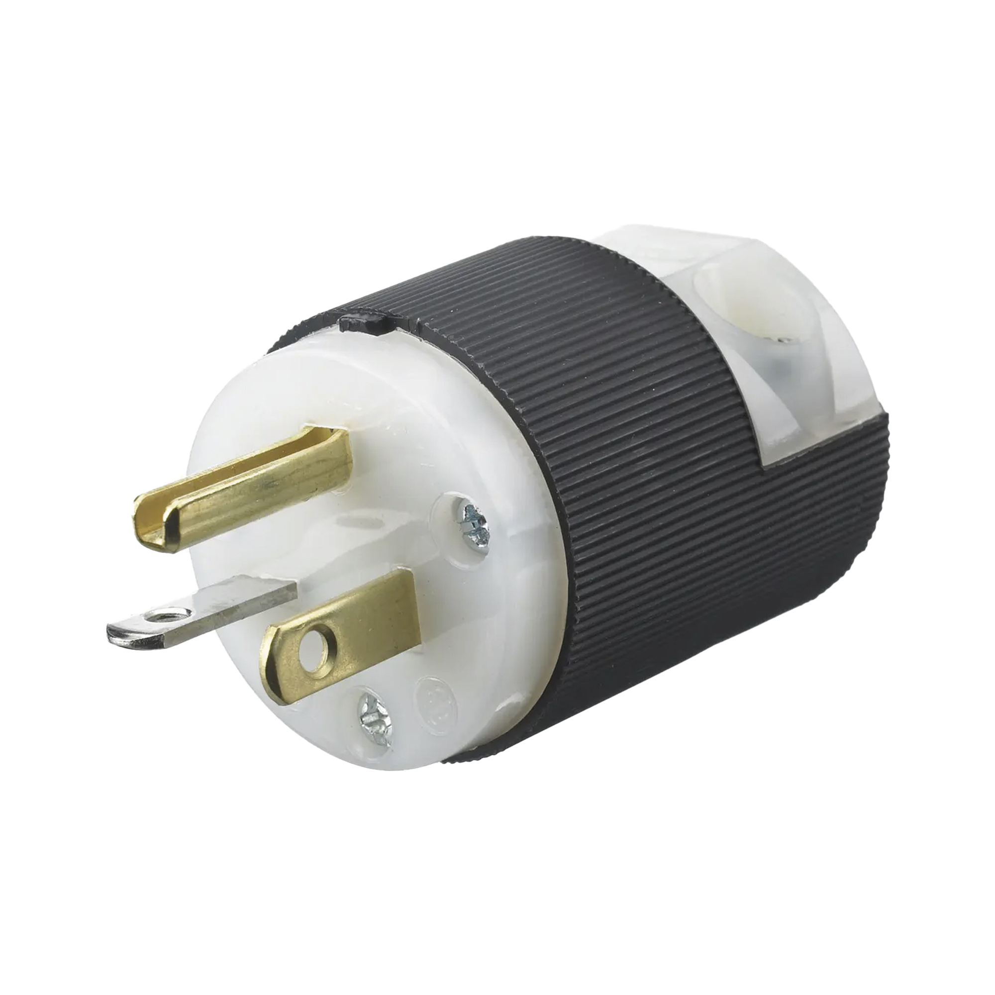 Clavija Entrada Recta/ 20 A 125 V/ 2 Polos 3 Hilos/ Nema 5-20 P/ Grado Industrial- Comercial HUBBELL HUB-HBL5366C - SILYMX