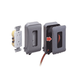 HUBBELLHUB-ML500GCubierta Impermeable/ 1 Unidad/ Horizontal - Vertical/ Servicio Pesado/ Expandible/ Color Gris HUBBELL HUB - ML500G - SILYMX