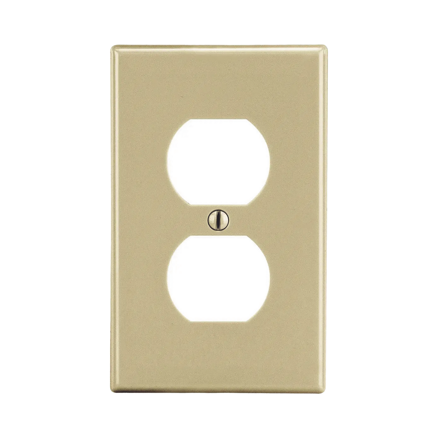 Placa de Pared para Contacto Duplex Color Marfil HUBBELL HUB-P8I - SILYMX