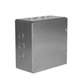 Caja de Conexiones Industrial 15x15x4 in Acero Galvanizado 8 Entradas UL Listed RACO HUB-SC-1515-04G