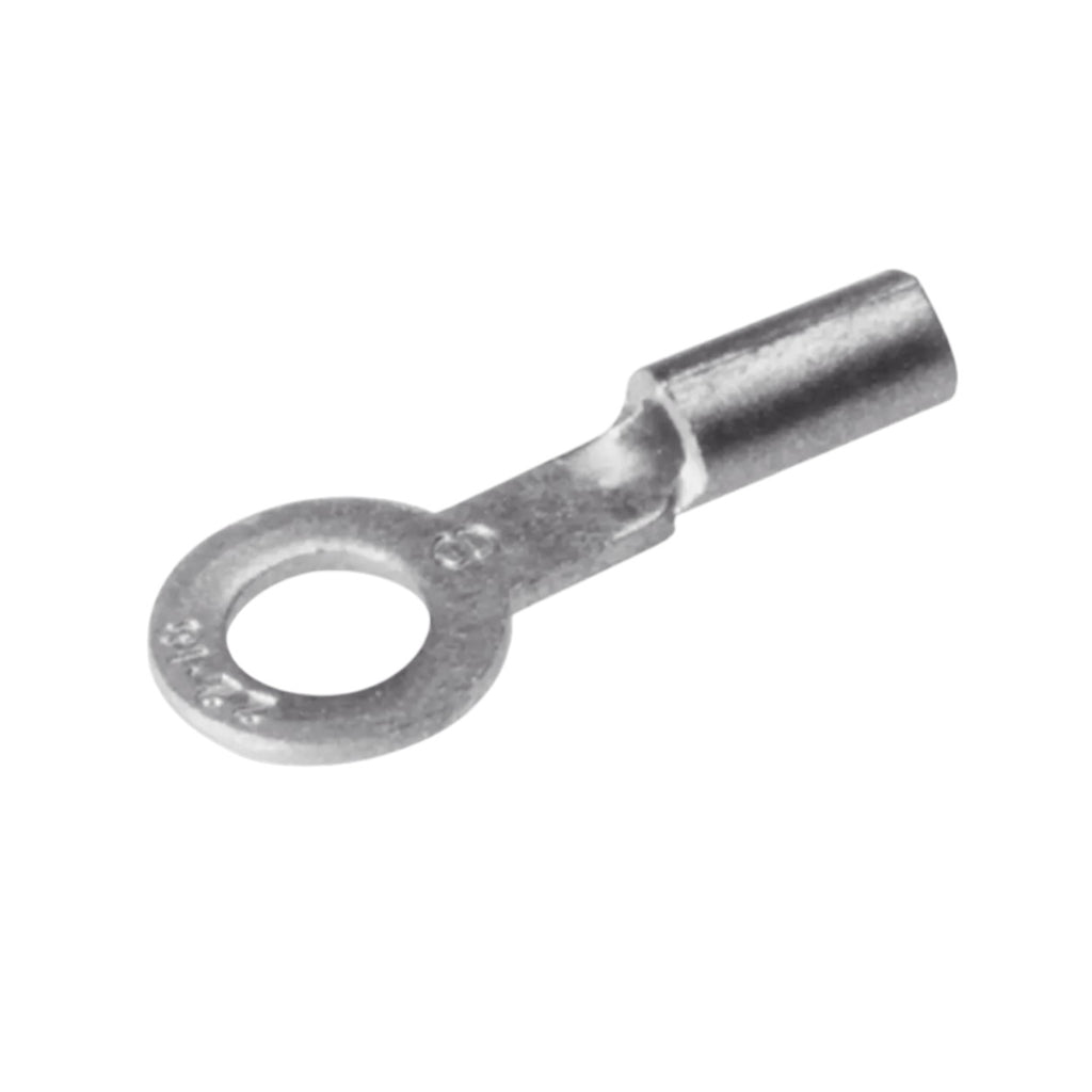 Zapata Terminal de Ojillo BURNDY para Tornillo de 0.25 in y Calibre 12-10 AWG HUB-T10-14 - SILYMX