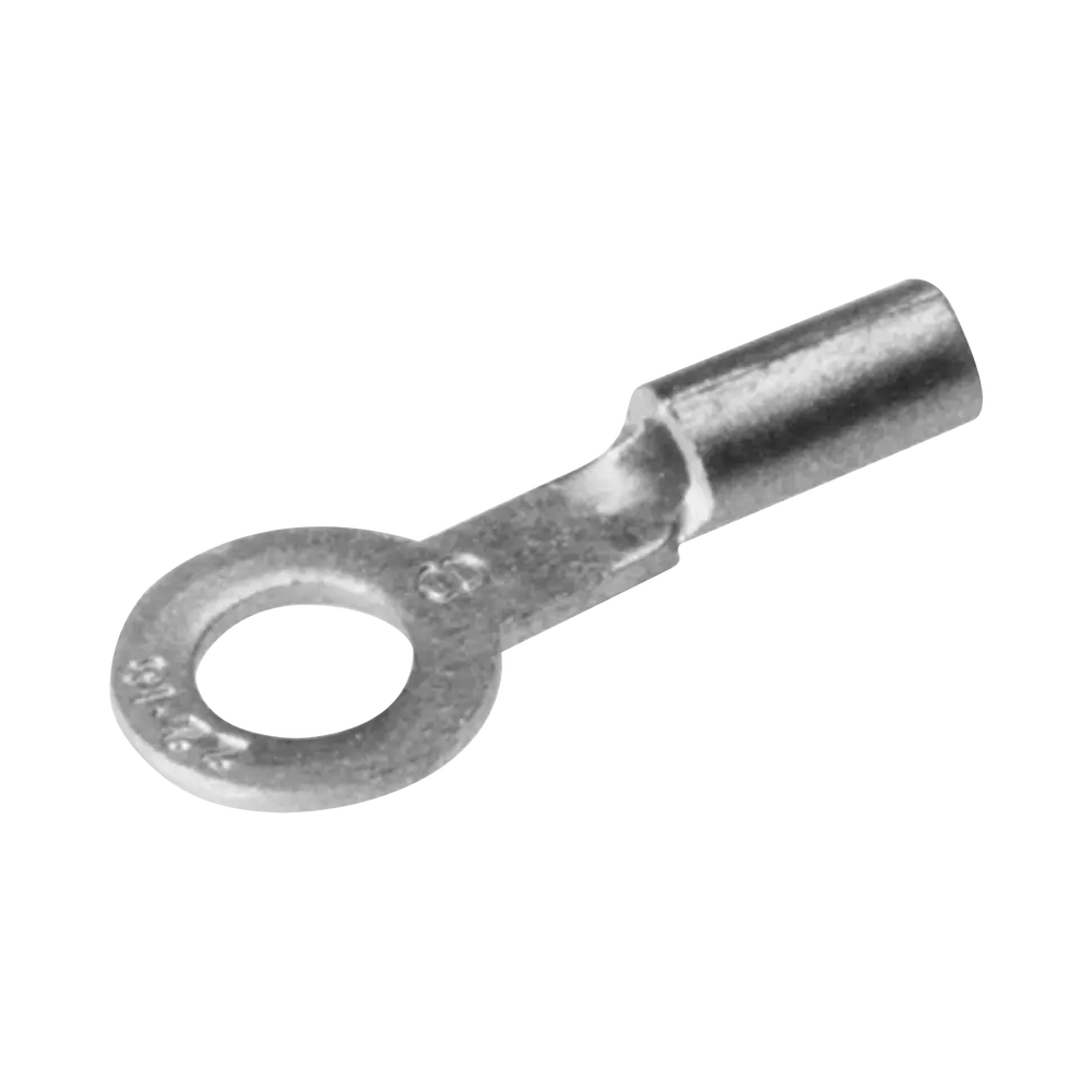 Zapata Terminal de Ojillo para Tornillo 3/16" (5 mm) y Cable Calibre 16-14 AWG HUB-T14-10 - SILYMX