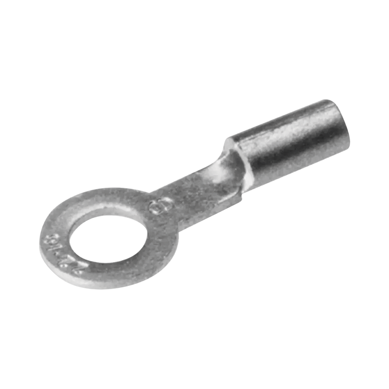 Zapata Terminal de Ojillo para Tornillo 3/16" (5 mm) y Cable Calibre 16-14 AWG HUB-T14-10 - SILYMX