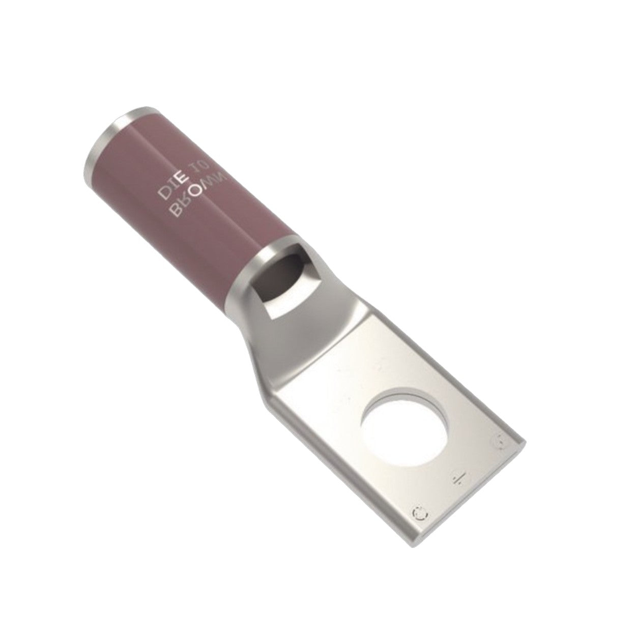 Zapata Terminal de Compresión de Cobre Electrolítico Estañado de Cañón Corto para Tornillo HUB-YA2-CL6 - SILYMX