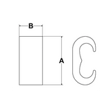 Conector Mecánico tipo YGHC-C compresión en forma C HUB-YGH-C26-C2 - SILYMX