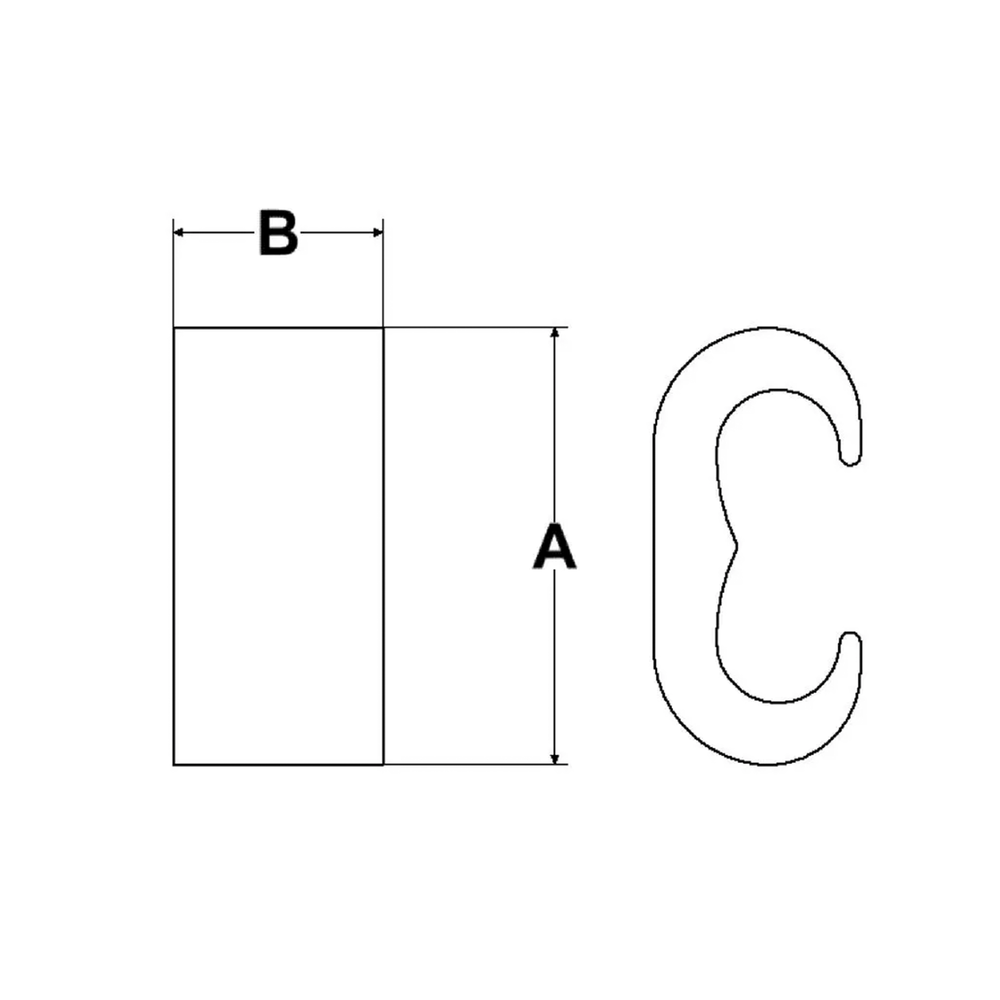Conector Mecánico tipo YGHC-C compresión en forma C HUB-YGH-C26-C2 - SILYMX