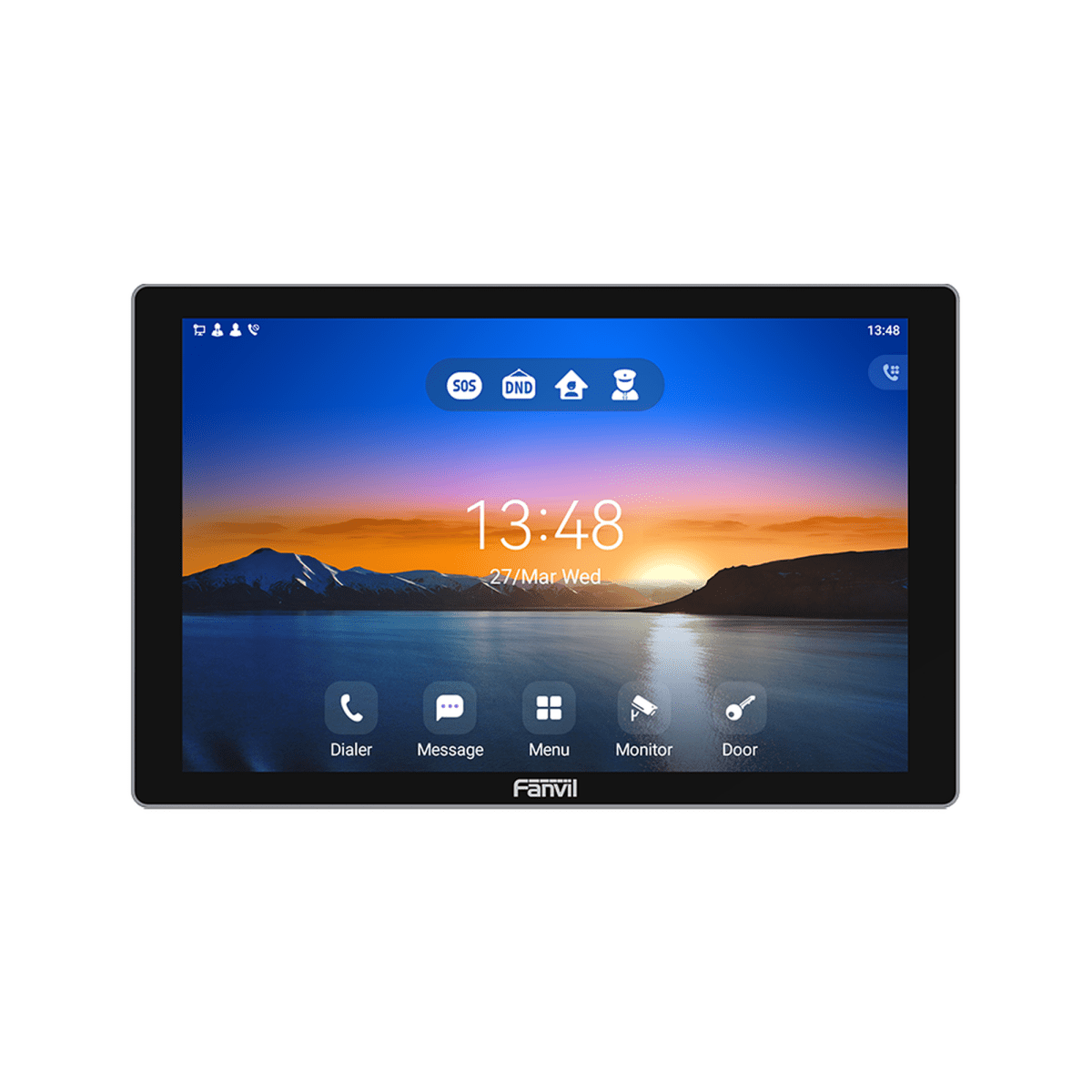 Videoporteros IPFANVILI507WMonitor Audio/Video IP/SIP Interior Wi - Fi Pantalla Táctil 10.1" Apertura Remota Fanvil I507W - SILYMX