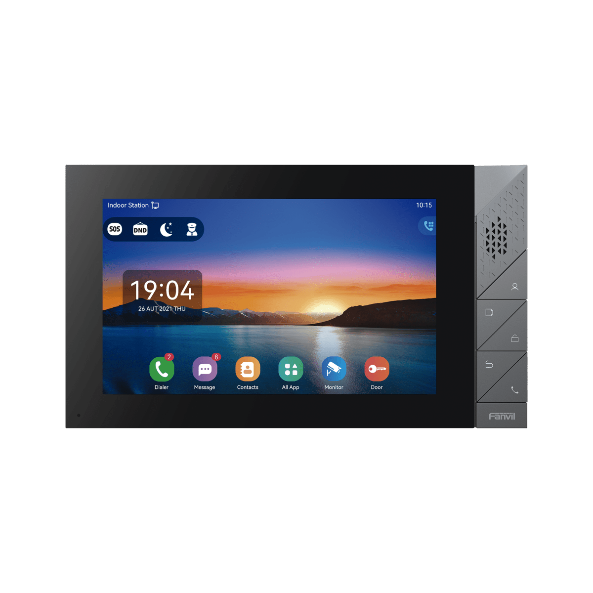 Videoporteros IPFANVILI55AMonitor IP Interior Android 7" Táctil Wi - Fi Bluetooth PoE 8 Alarmas Fanvil I55A - SILYMX