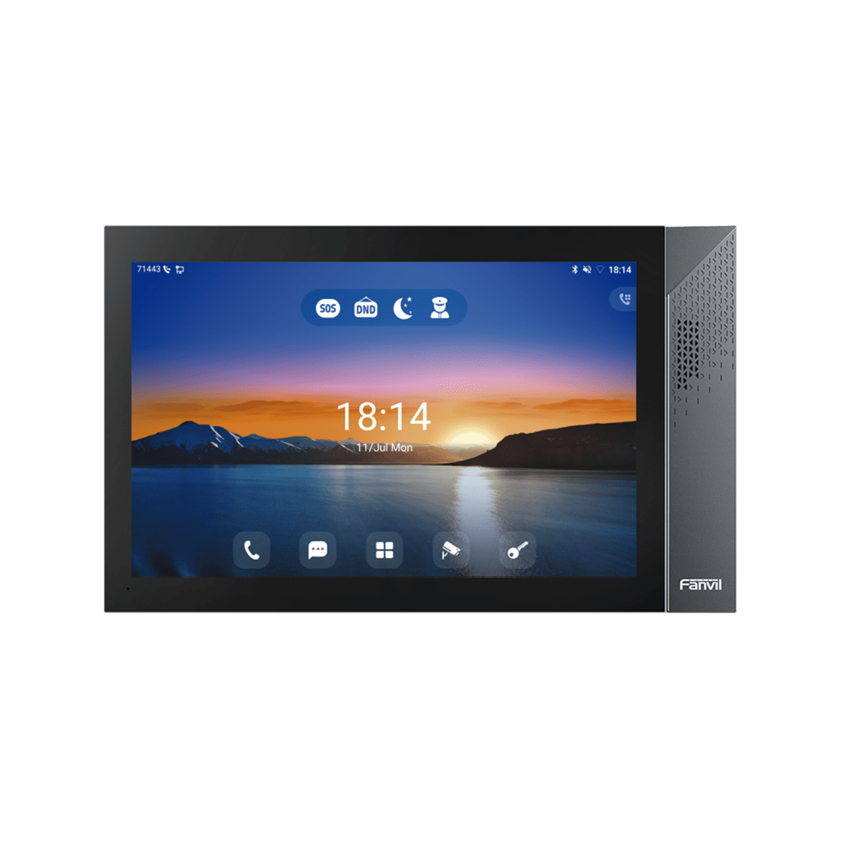 Videoporteros IPFANVILI57AMonitor IP SIP Interior 10.1" Android WiFi Bluetooth PoE 8 Alarmas Audio Bidireccional Fanvil I57A - SILYMX