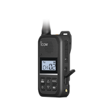 Radio Portátil Analógico UHF 2W 16 Canales 450-470 MHz IP54 MIL-STD810 USB-C ICOM IC-F200