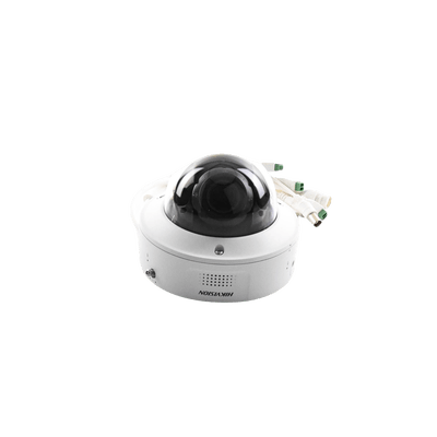 Domo IP 4 Megapixel Lente Mot. 2.8 a 12 mm 40 mts IR EXIR IK10 IP67 H.265+ WDR 140 dB Detección Facial DeepinView Búsqueda por Atributos Micrófono Integrado MicroSD IDS-2CD7146G0-IZS(D) - SILYMX