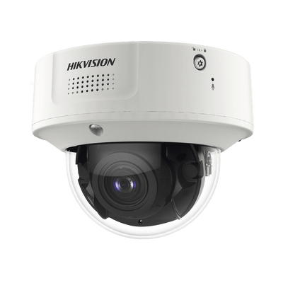 Domo IP 4 Megapixel Lente Mot. 2.8 a 12 mm 40 mts IR EXIR IK10 IP67 H.265+ WDR 140 dB Detección Facial DeepinView Búsqueda por Atributos Micrófono Integrado MicroSD IDS-2CD7146G0-IZS(D) - SILYMX