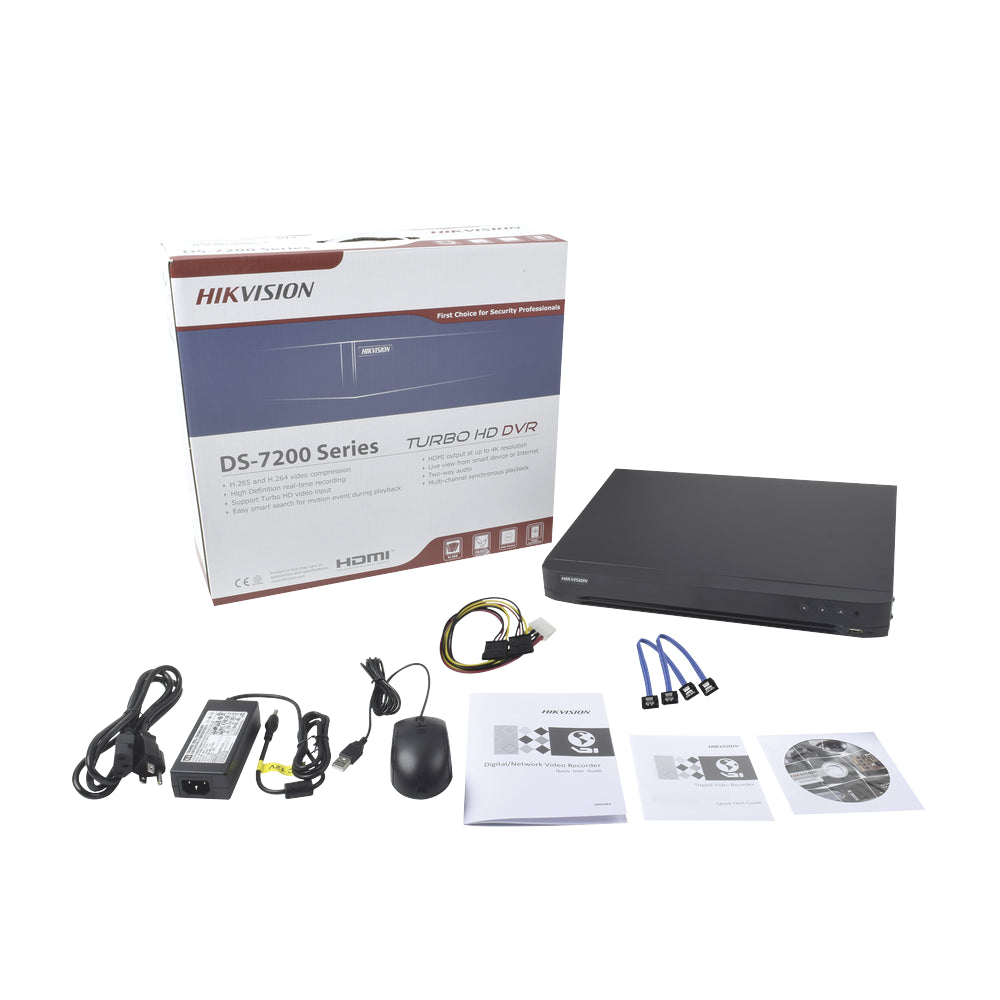 DVR 32 Canales TurboHD + 8 Canales IP 5 Megapixel Lite - 3K Lite Acusense  Reconocimiento Facial Coaxitron  2 Bahías de Disco Duro - SILYMX