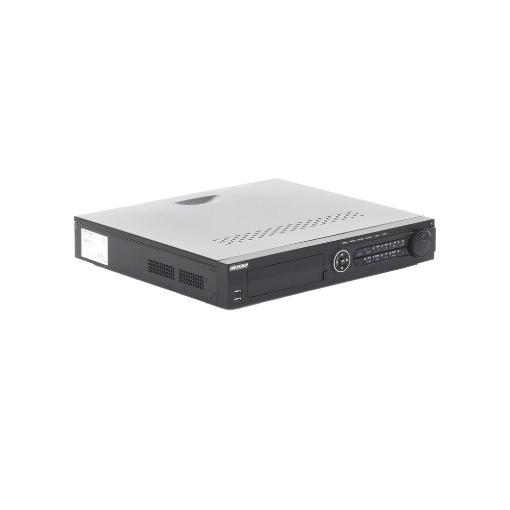 DVR 16 Canales TurboHD + 8 Canales IP 3K/5MP Audio por Coaxitron Acusense 4 Bahías de Disco Duro Videoanalisis 16 Entradas de Alarma IDS-7316HQHI-M4/S(S) - SILYMX