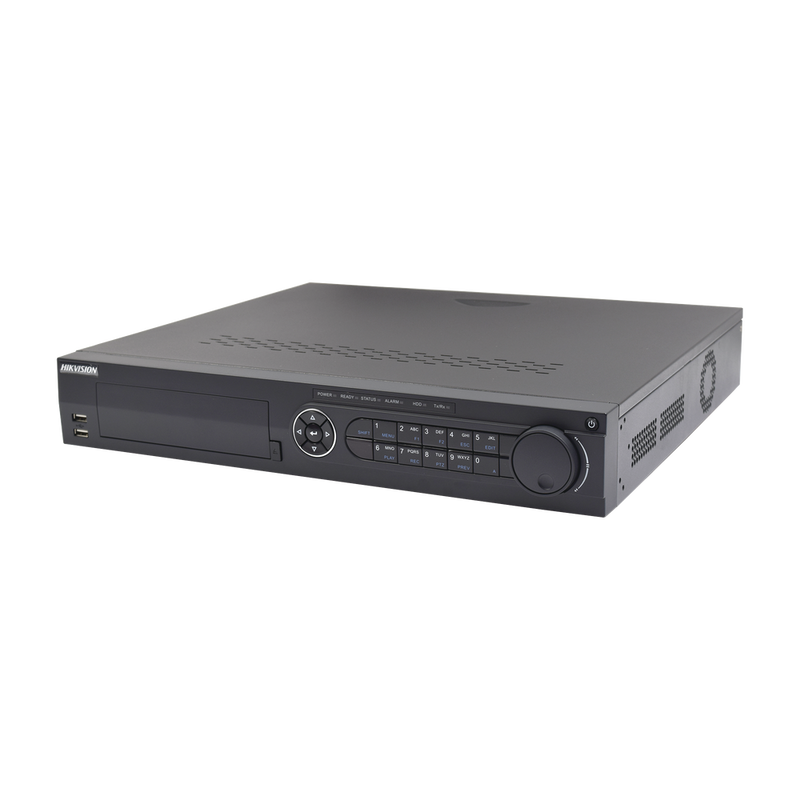 DVR 16 Canales TurboHD + 8 Canales IP 3K/5MP Audio por Coaxitron Acusense 4 Bahías de Disco Duro Videoanalisis 16 Entradas de Alarma IDS-7316HQHI-M4/S(S) - SILYMX