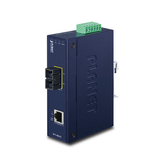 Convertidor de Medios Industrial 10/100 Base-TX a 100 Base-FX SC Multimodo 2km IP30 PLANET IFT-802T - SILYMX