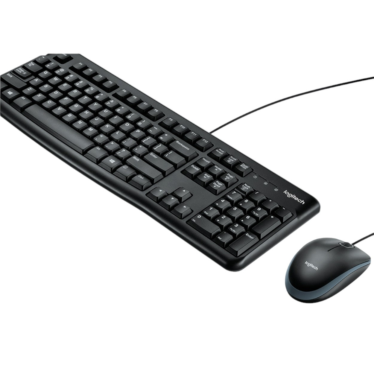 Kit De Teclado Y Mouse Logitech Combo Mk120 Estandar Negro 1000 Dpi 920-004428 - SILYMX