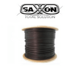 Bobina de Cable UTP Cat6 Saxxon Para Exterior con Gel 100% Cobre Color Negro 305 Metros OUTPCAT6GCOPEXT - SILYMX